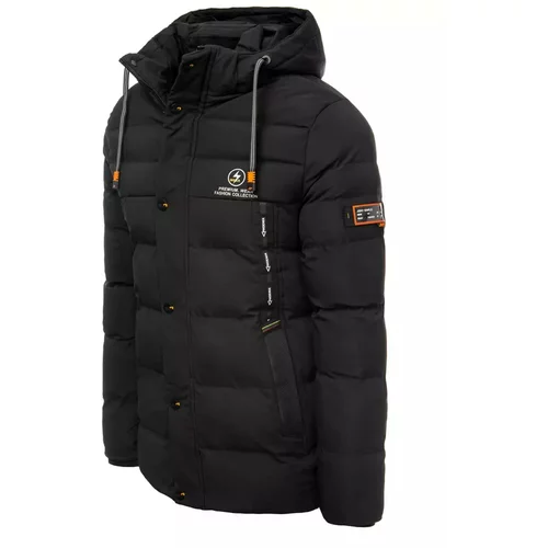 DStreet Men's winter jacket black TX4326