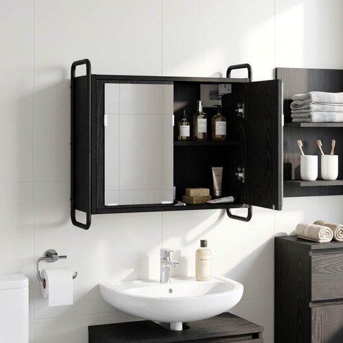  Viseci kupaonski ormar Crni hrast 64 x 20 x 56,5 cm Cijene