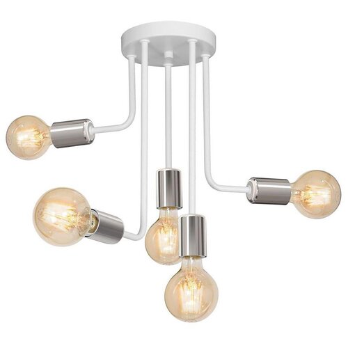  Luster na šipci CANDELA 5xE27/15W/230V bela Cene