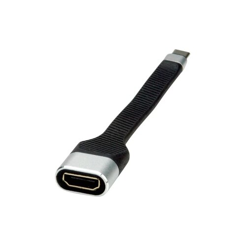 Roline USB-C priključni kabel 0.13 m 12.03.3212 crna [1x mu&amp;scaron;ki konektor USB-C&amp;trade; - 1x ženski konektor HDMI] Slike