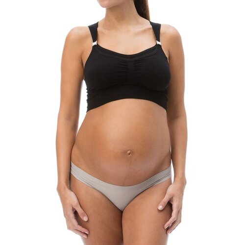 RELAX MATERNITY grudnjak za dojilje sa čipkom,crni,S Slike