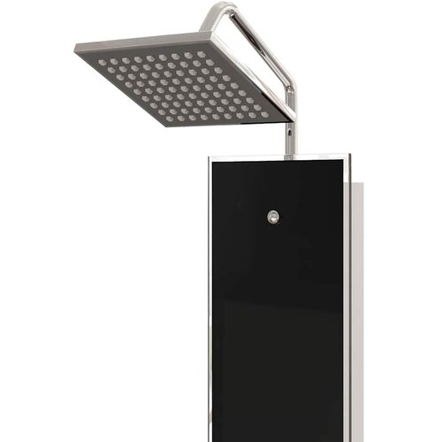  za tu&amp;scaron;iranje od stakla 18 x 45,5 x 130 cm crni Slike
