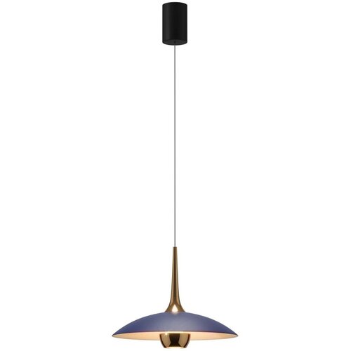  MAXLIGHT P0675 - LED luster na sajli MANUKA LED/12W/230V prečnik 28 cm zlatna/plava Cene