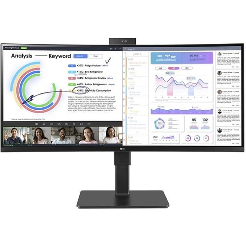 LG 34BQ77QC-B.AEU 86,72cm Curved LED zaslon Energetska učinkovitost 2021 G (A - G) 86.4 cm (34 palac) 34 Slike