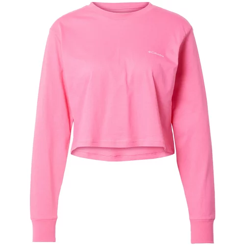 Columbia Tehnička sportska majica 'North Cascades' roza / bijela