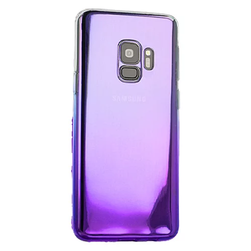  Gumijasti / gel etui Ombre za Samsung Galaxy A7 (2018) - vijolični