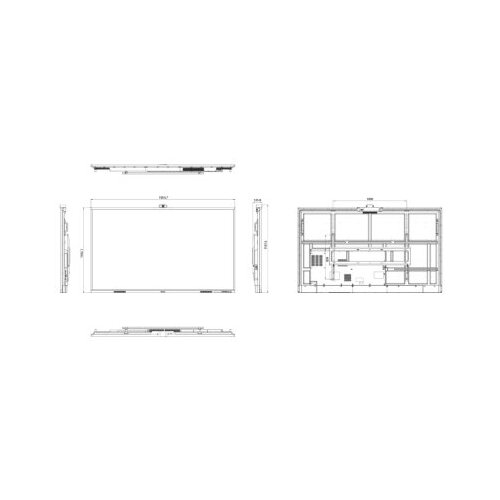 Hisense 86 inča 86WM6FE 4K uhd led 400 nita interactive display sa kamerom Slike