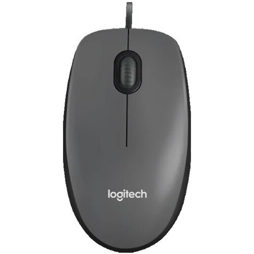 Logitech M100 Corded Mouse - BLACK - USB ( 910-006652 ) Cene