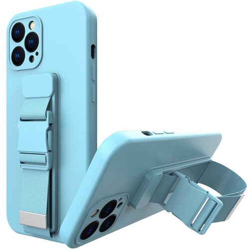 HURTEL ROPE CASE OVITEK Z OKUSOM ZA IPHONE XR MODRA VODOODPORNA, (21911193) Cene