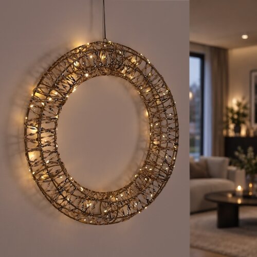 Brilagi LED spolja&amp;scaron;nji božićni venac LED/3,3W/230V IP44 &amp;Oslash; 48 cm Slike