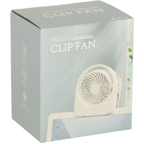 Mini ventilator s kopčom - bijeli Cijene