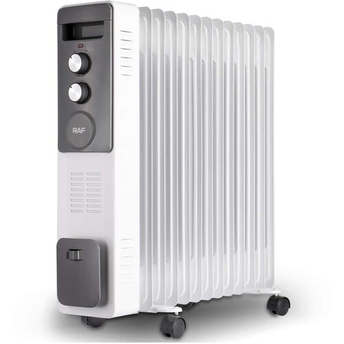 RAF R.1338W uljni radijator sa ventilatorom 13 rebara beli 2900W Slike