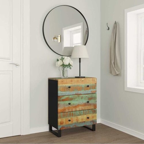  Komoda 60 x 33 x 75 cm od masivnog obnovljenog drva - 1 masivno obnovljeno drvo Slike