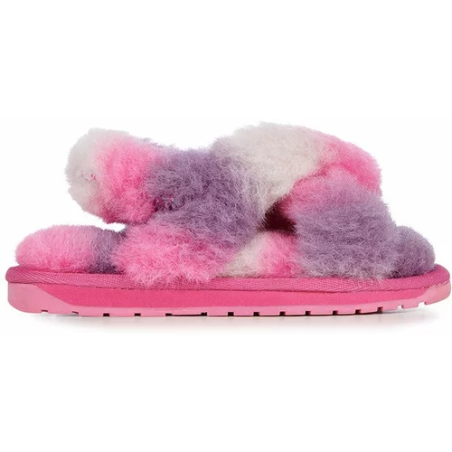 EMU Australia Dječje vunene papuče Mayberry Wild Kids, boja: ružičasta