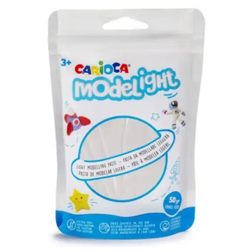 Carioca Modelight 50-gramski beli plastelin - Cene