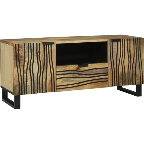 VidaXL TV omara 105x33.5x46 cm Trden les mango Slike