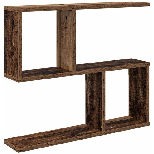 vidaXL Zidna polica Staro drvo 60 x 12 x 50 5 cm Konstruirano drvo - Staro drvo Kombinacija ormarića Cene