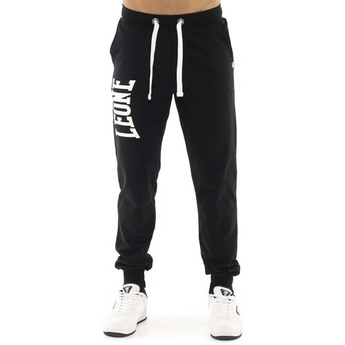 Leone 1947 Spodnji deli trenirke Man Sweatpants Big Logo Črna Cene
