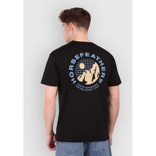Horsefeathers Altitude T-shirt black Slike
