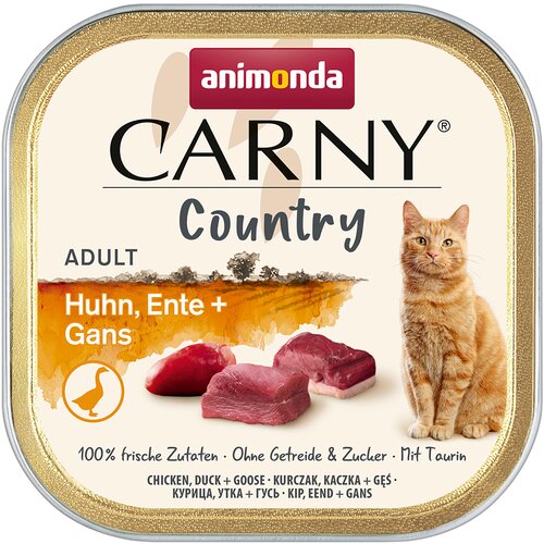 Animonda Carny Country Adult 32 x 100 g - Piščanec, raca in gos Cene