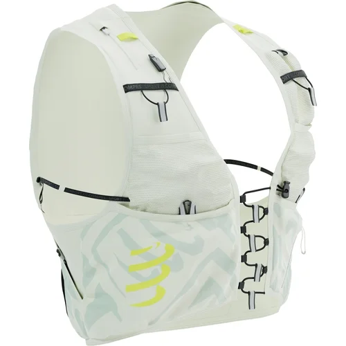 Compressport UltRun S Pack Evo 10 Sugar Swizzle/Ice Flow/Safety Yellow XL Tekaški nahrbtnik