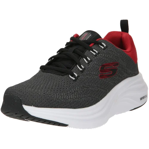 Skechers Nizke superge temno siva / rdeča / črna