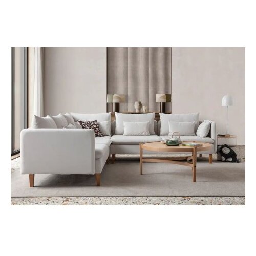 Atelier Del Sofa ugaona garnitura flexy l cream Cene