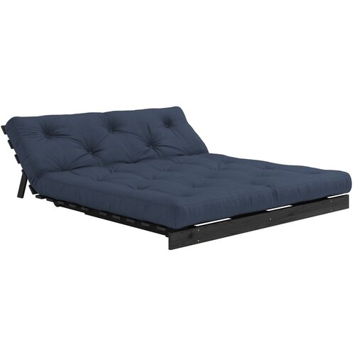 Karup Design Tamno plava sklopiva sofa 160 cm Roots Black Night &amp;ndash; Slike