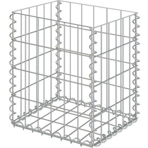 vidaXL Gabionske košare 2 kosi pocinkano jeklo 30x30x40 cm Cene