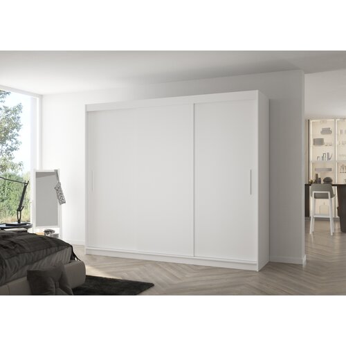 ADRK GARDEROBNA OMARA ANTOS 250 CM (VE BARV)-Bela Slike