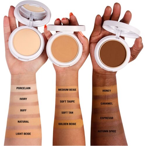 J.Cat Beauty Aquasurance kompaktni puder u prahu za srednju i punu pokrivenost nijansa 106 Honey 9 g Slike