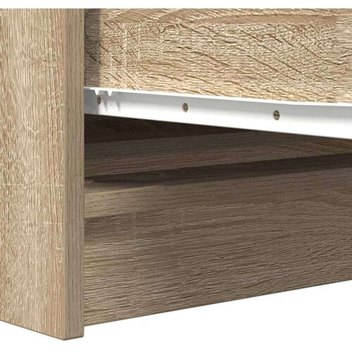 VidaXL Komoda sonoma hrast 100x35x76 cm izrađeno drvo Slike
