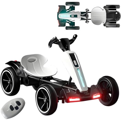 Smania SuperKart&amp;trade; dečiji električni sklopivi go-kart Slike