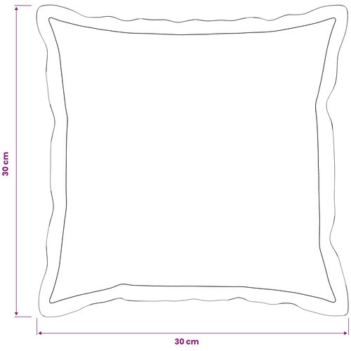  Presvlaka za jastuk 6 pcs HOUTEN Bež 30 x 30 cm Boucl&amp;eacute; Slike