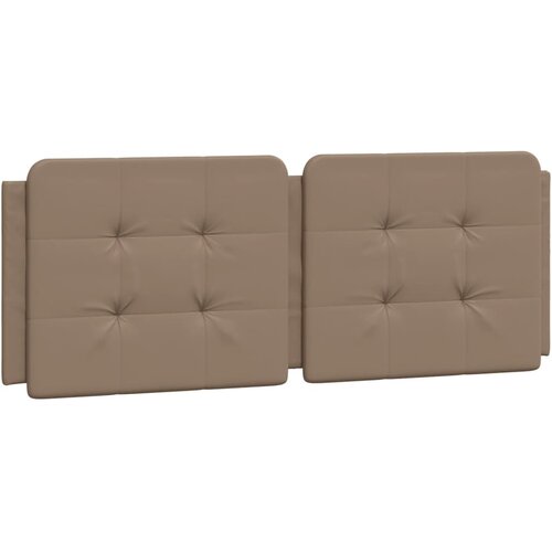 Maison Chic posteljno vzglavje - vzglavna omarica - vzglavna stranica kapučino 120 cm umetno usnje, (21704293) Cene