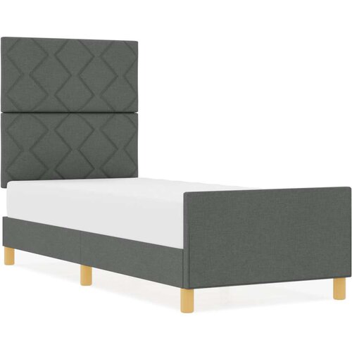 VidaXL Krevet Sivi 80x200 cm Tkanina Slike