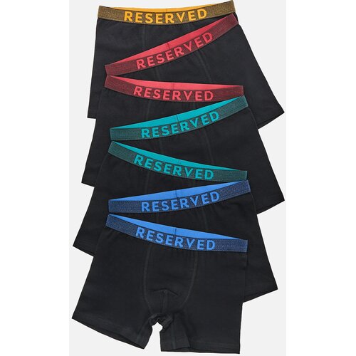 Reserved Komplet od 7 pari bokserica - crno Cijene