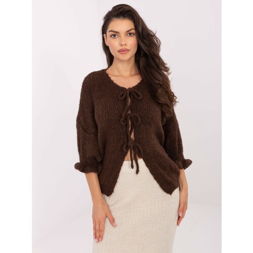 Italy Moda Sweater-MI-SW-2911.91-brown Slike