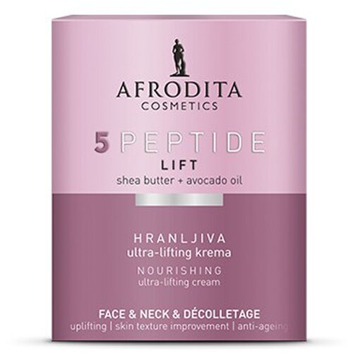 Afrodita Cosmetics 5 peptide lift hranljiva ultra lifting krema 50ml Cene