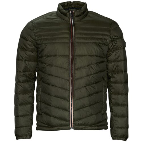Jack &amp;amp; Jones JJEHERO PUFFER COLLAR Kaki Slike