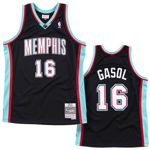 Mitchell And Ness mu&amp;scaron;ki Pau Gasol 16 Memphis Grizzlies 2001-02 Mitchell &amp;amp; Ness Swingman dres Slike