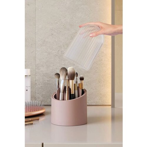 WALLXPERT deluxe - rose gold rose goldtransparent make-up organizer set (6 pieces) Cene