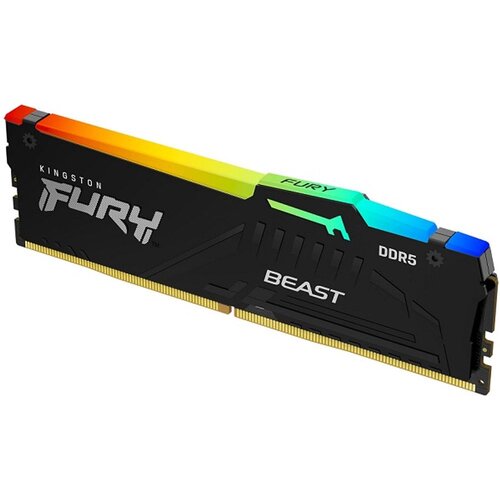 Kingston RAM DDR5 8GB 5200 FURY Beast RGB, CL40, DIMM, (20404787) Slike