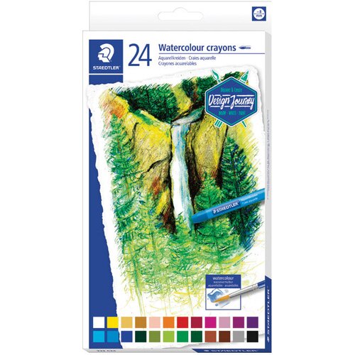  Boje vo&scaron;tane akvarel 24boje design journey staedtler 223 c24 blister Cene