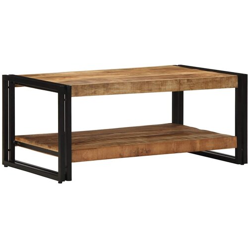 VidaXL Stol za kavu 90x50x38 cm Puno grubo drvo Mango Slike