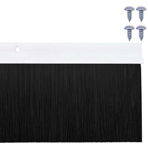  Držač četke za vrata 12 pcs Bijelo 100 cm Aluminijski legura Slike
