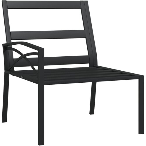  Vrtne stolice sa sivim jastucima 2 kom 62 x 75 x 79 cm čelične Slike