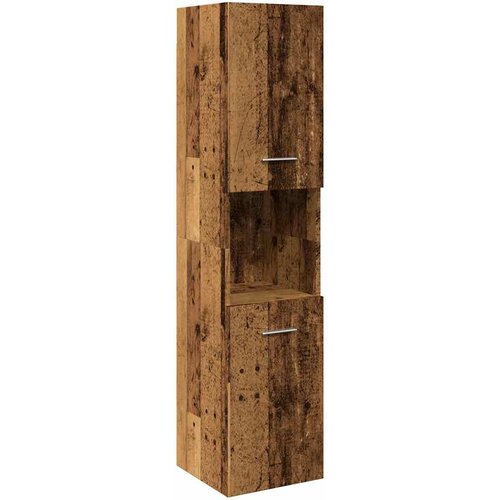  Kupaonski viseći ormarić staro drvo 30x30x130 cm Cijene