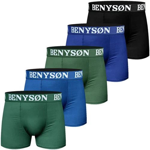 Benyson 5-Pack moške boksarice forest