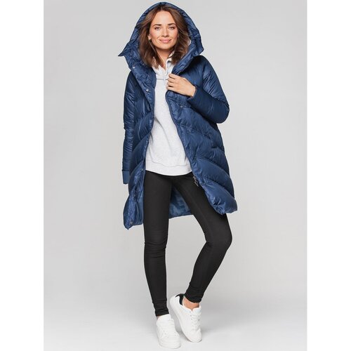 PERSO Woman's Coat BLH211007F Navy Blue Cijene